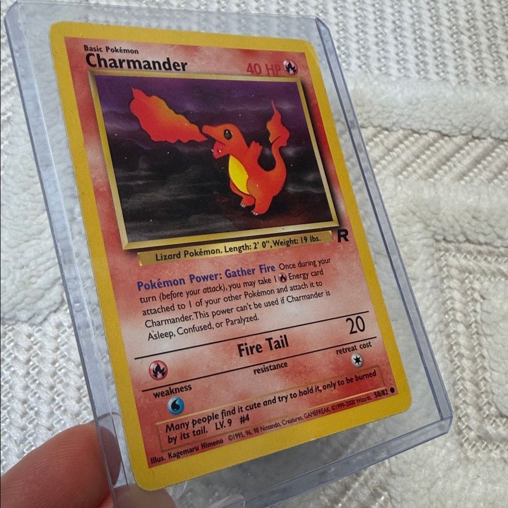Basic Pokemon Charmander Card - Picture 3 of 6